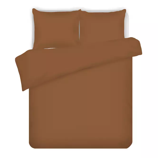 Ágynemű Mono pamut mustár 220x200 + (2) 70x80 Merkury Home