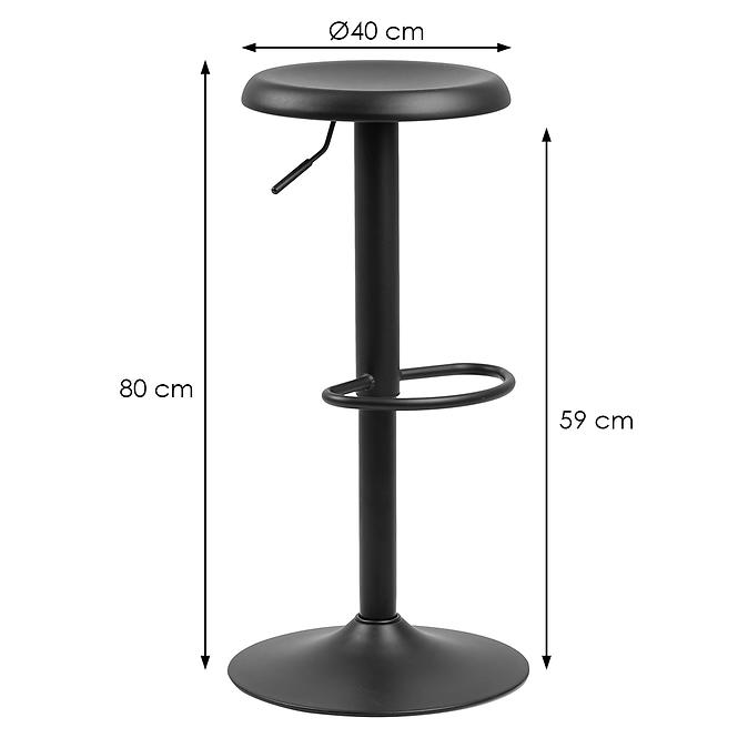 Hoker Fém Fray Czarny 2db