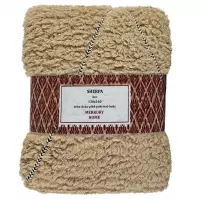 Pléd Sherpa 130x160 krém Merkury Home