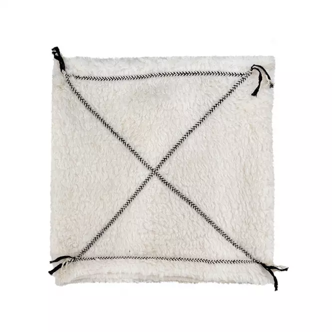 Párnahuzat Sherpa 45x45 ekrü Merkury Home
