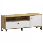 TV Szekrények Sorrento B 2d Tölgy Artisan/Fehér