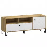 TV Szekrények Sorrento B 2d Tölgy Artisan/Fehér