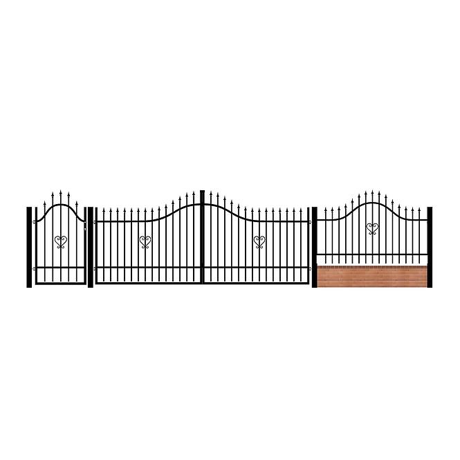 Kerítés panel topaz 2x1,20m