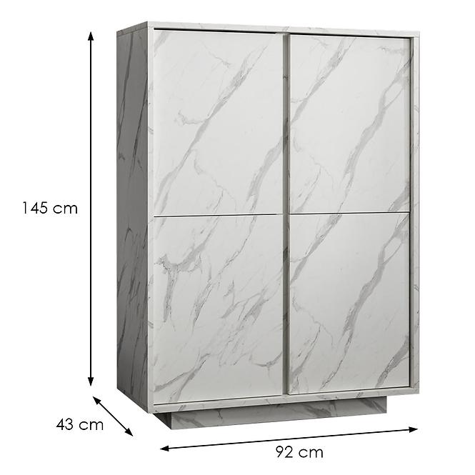 Vitrin Carrara márvány fehér,2