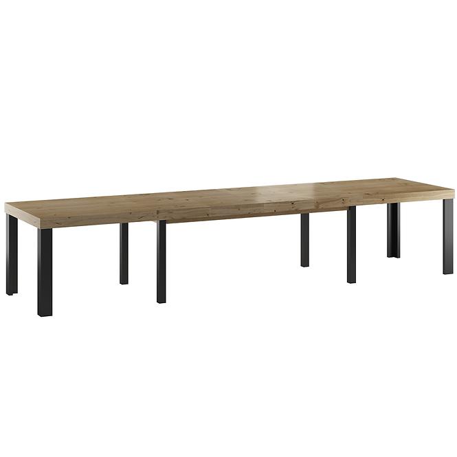 Asztal St-20 210x110+4x50 tölgy csomós,2
