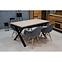 Asztal St-978 140x80+2x40 tölgy wotan,3
