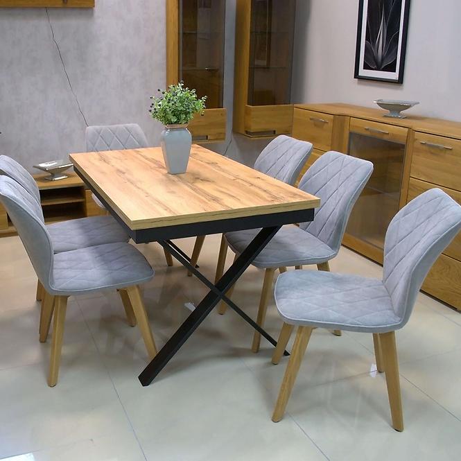 Asztal St-978 140x80+2x40 tölgy wotan