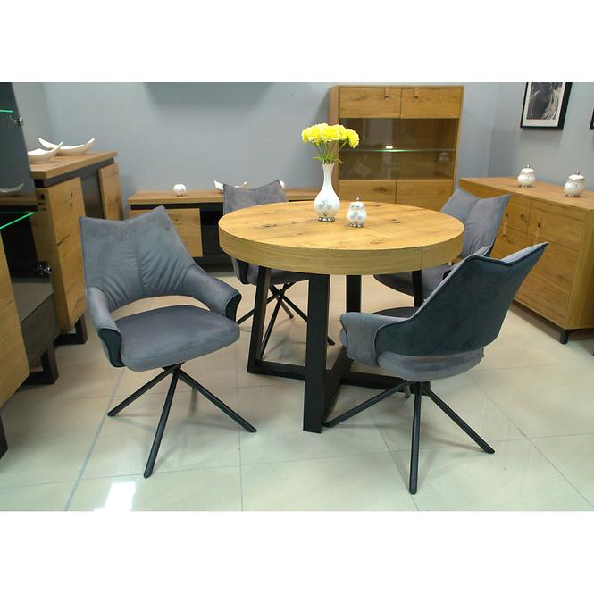Asztal St-971 110+2x50 tölgy csomós