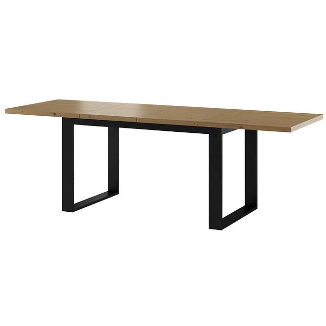 Asztal St-23 140x80+2x40 tölgy természetes
