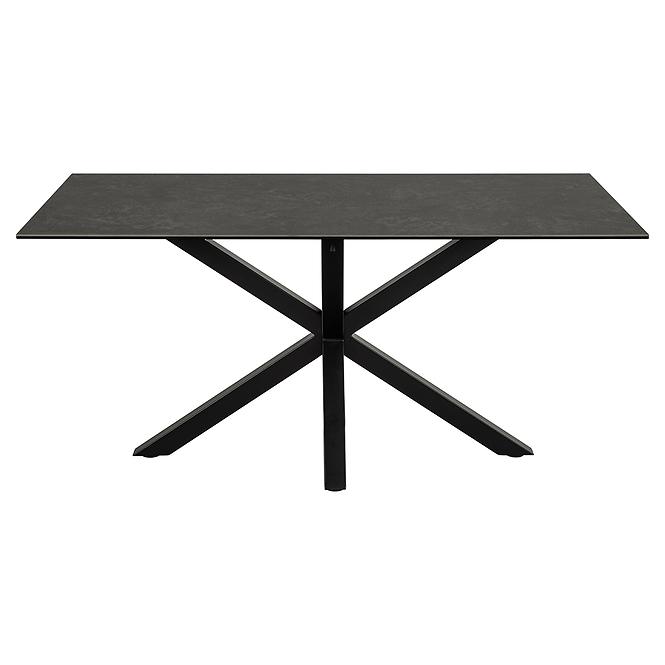 Asztal Kobi Fekete Ceramika 160x90
