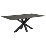 Asztal Kobi Fekete Ceramika 200x100 Asztal Kobi Fekete Ceramika 200x100