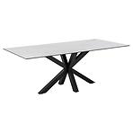 Asztal Kobi Fehér Ceramika 200x100 Asztal Kobi Fehér Ceramika 200x100