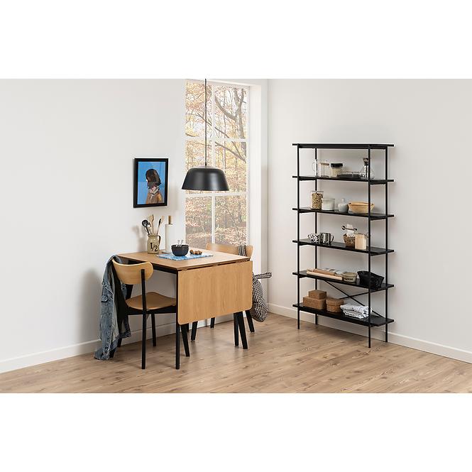 Összecsukható asztal Kobi 80/120x80cm összecsukható asztallap tölgyfa