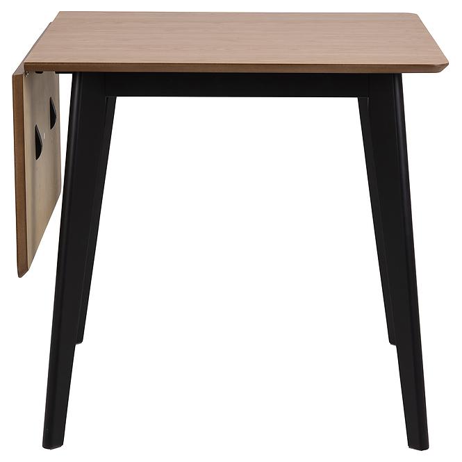 Összecsukható asztal Kobi 80/120x80cm összecsukható asztallap tölgyfa