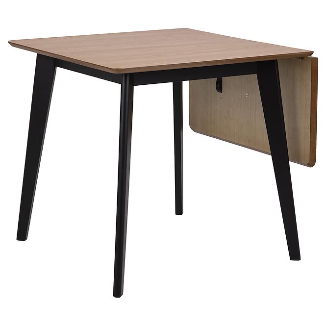 Összecsukható asztal Kobi 80/120x80cm összecsukható asztallap tölgyfa