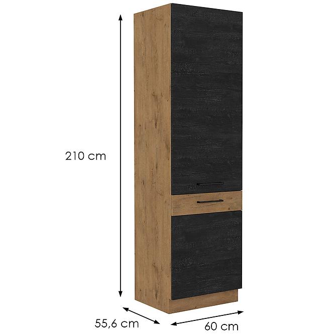 Konyhaszekrény VIGO Dark 60DK-210 2F