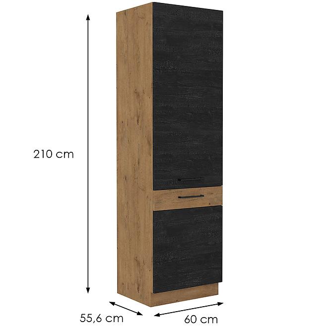 Konyhaszekrény VIGO Dark 60LO-210 2F