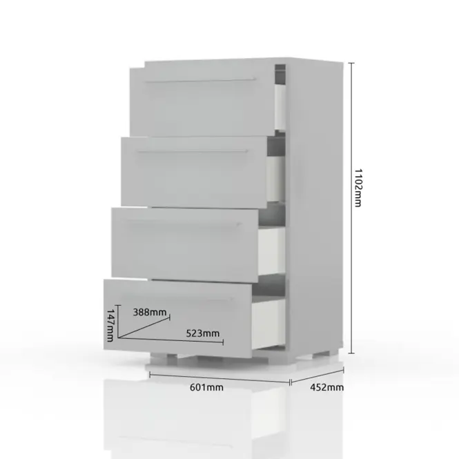 Komoód Piano 4S F4V/PN-71/KA/71 beige HG,2