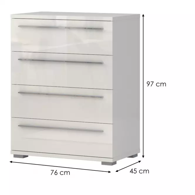 Komoód Piano 4S F4/PN-71/KA/71 beige HG,2