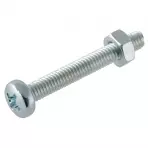 Horganyzott kerek fejű csavar M4x20mm