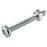 Horganyzott kerek fejű csavar M4x20mm