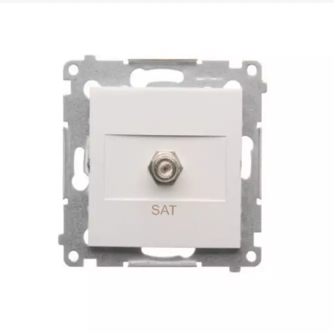 DASF1/11 SAT antenna aljzat fehéret