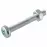 Horganyzott kerek fejű csavar M6X30mm