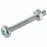 Horganyzott kerek fejű csavar M4X10mm