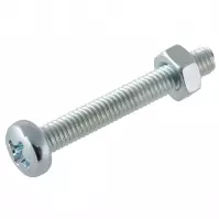 Horganyzott kerek fejű csavar M4X25mm