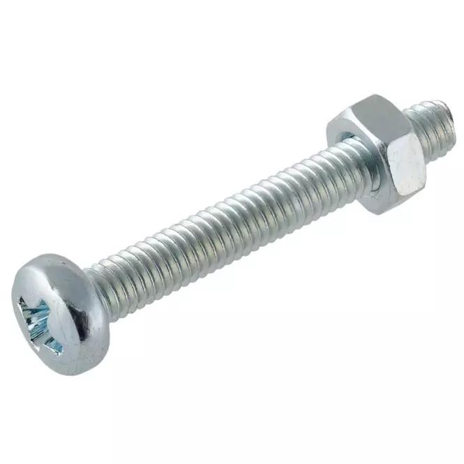 Horganyzott kerek fejű csavar M4X25mm