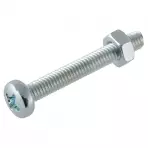 Horganyzott kerek fejű csavar M5X16mm