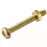 Csavar sárgaréz fejjel M3X10mm