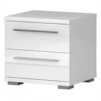 Éjjeliszekrény PIANO NS2/PN-70/KA-70 crystal white