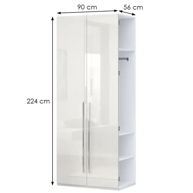 Bővítés a szekrény Piano DP2/PN-71/KA/71 beige HG,2