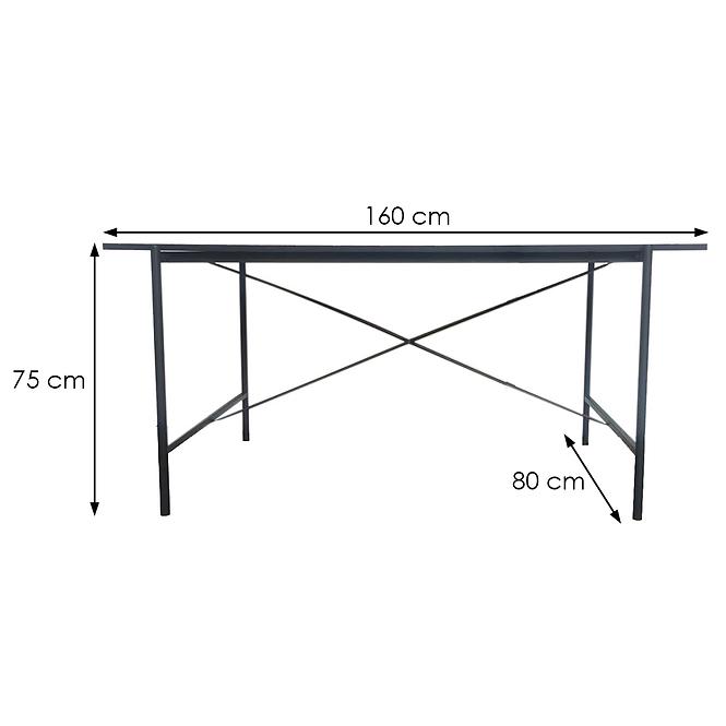 Asztal Point DT01 fekete