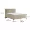 Ágy Arles Box Spring 140x200 Rico 01,3