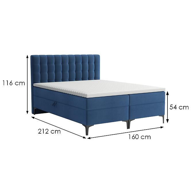 Ágy Arles Box Spring 160x200 Manila 26