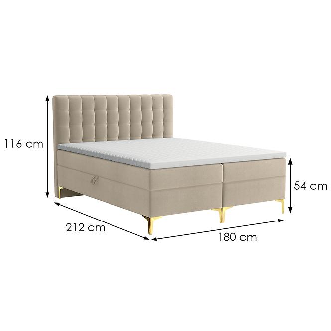 Ágy Arles Box Spring 180x200 Rico 01