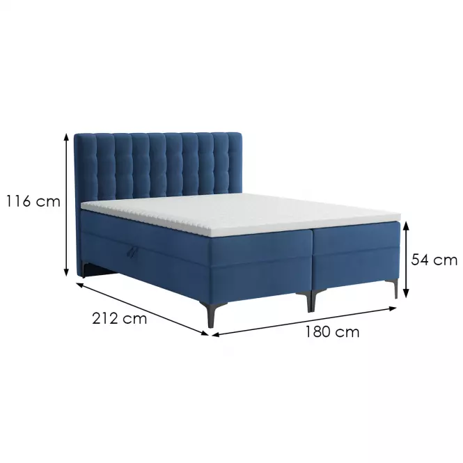 Ágy Arles Box Spring 180x200 Manila 26,3