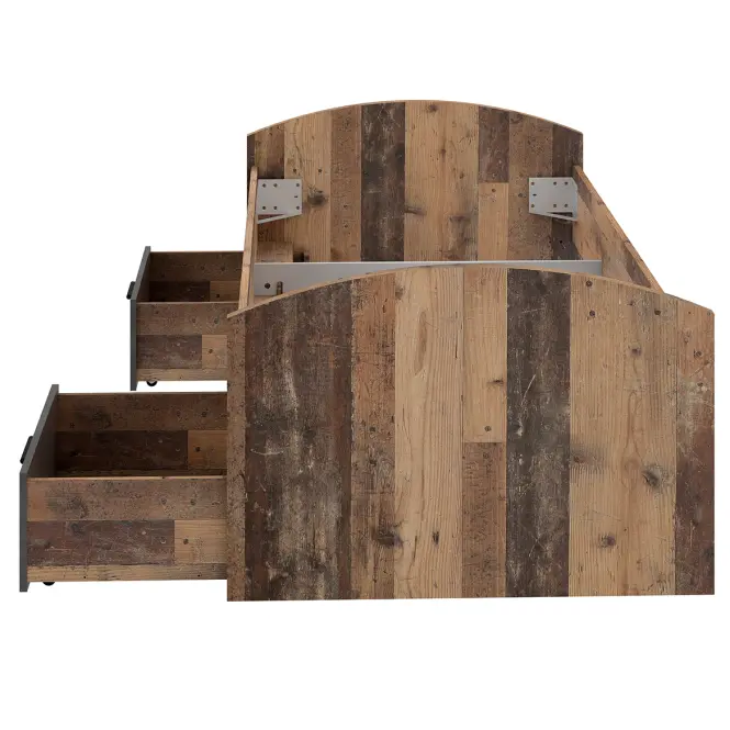 Ágy Oldheaven WNL09-C943 old wood/beton,6