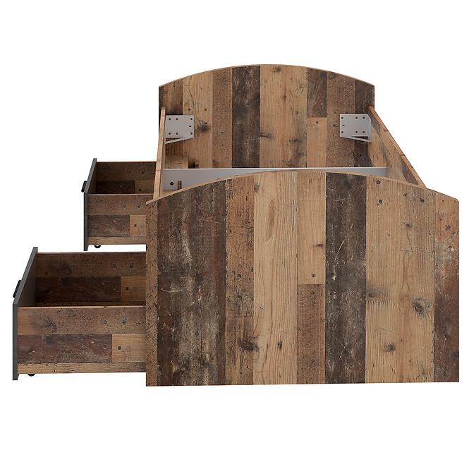 Ágy Oldheaven WNL09-C943 old wood/beton,6