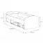 Ágy Oldheaven WNL09-C943 old wood/beton,8