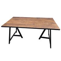 Asztal Leo SC-116 mango/fekete