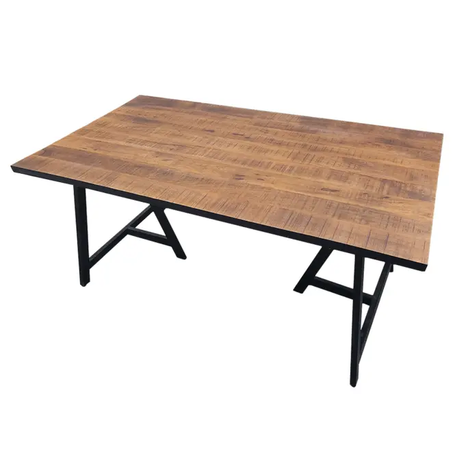 Asztal Leo SC-116 mango/fekete,3