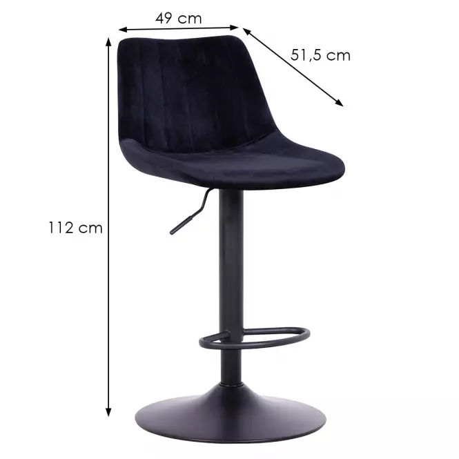 Szék Zeta Lr-8076 Black 8167-70