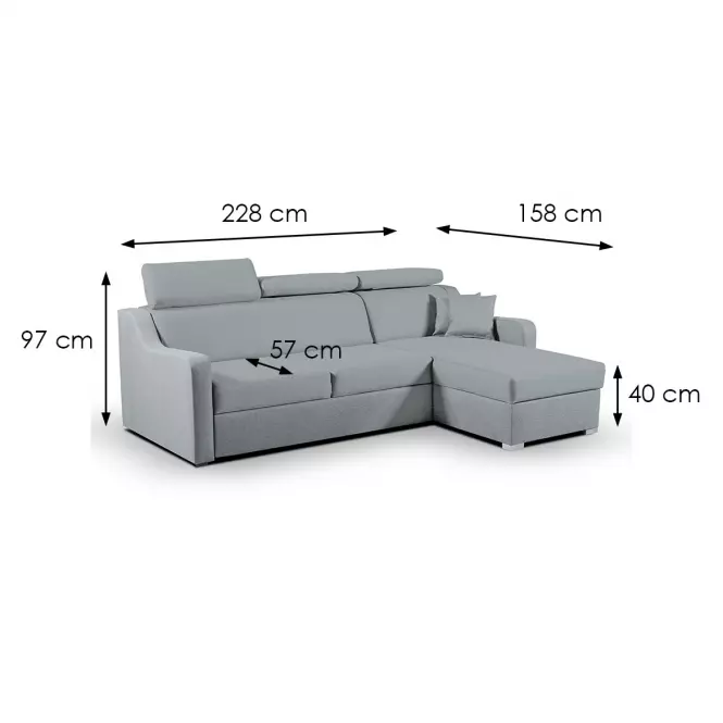 Sarokgarnitúra Melfi U Malmo 72