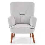 Fotel Bishop világos szürke