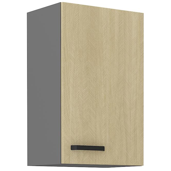 Konyhaszekrény SCANDI fenyő/antracit 45g-72 1f