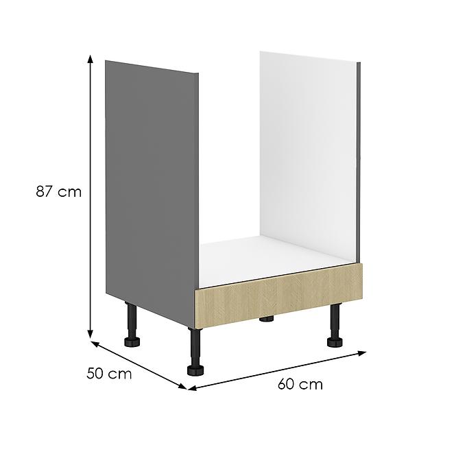 Konyhaszekrény SCANDI fenyő/antracit 60dg bb,2