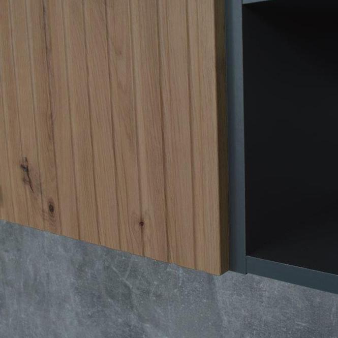 Konyhaszekrény AVA tölgy artisan/antracit 15d cargo bb,3